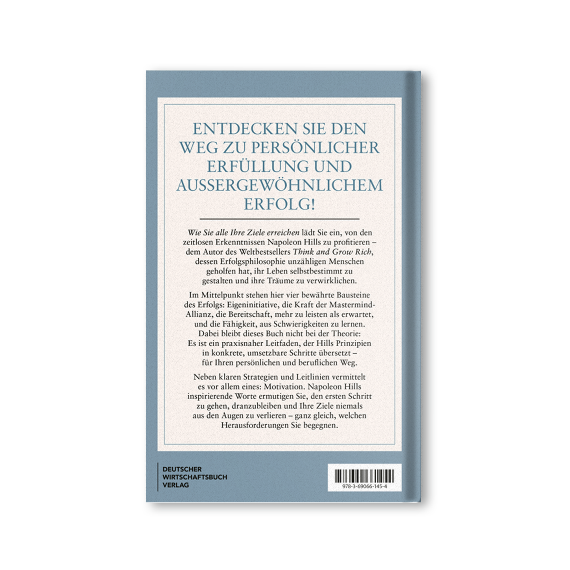 Napoleon Hills wie Sie alle Ihre Ziele erreichen