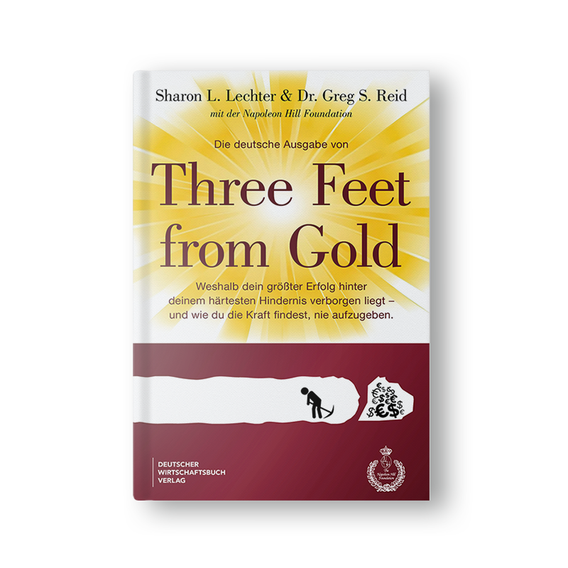 Die deutsche Ausgabe von Three Feet From Gold